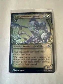 MTG Kutzil, Malamet Exemplar LCI 0304 U NM FOIL Showcase - Image 2