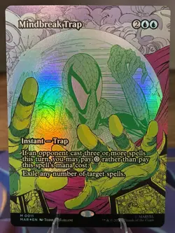 Magic: The Gathering TCG - Mindbreak Trap M 0011 - Borderless Foil - Image 1