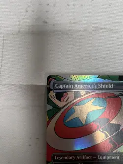 Captain America's Shield (0317) - Foil - Borderless MTG - Marvel Super Heroes NP - Image 4