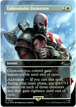 Unbreakable Formation (Rainbow Foil) 7052 God of War: Norse Secret Lair Drop NM - Image 1