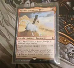 Mjolnir, Hammer of Thor Marvel Super Heroes Pack Fresh MTG MINT 🔥 - Image 1