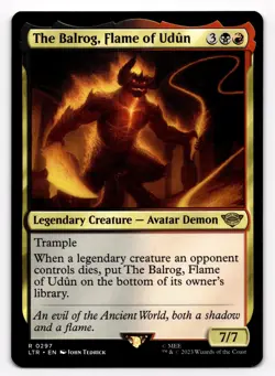 MTG The Balrog, Flame of Udun The Lord of the Rings: Tales of Middle-earth 0297 - Image 1