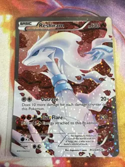 Reshiram RC22/RC25 Radiant Collection Legendary Treasures Pokemon Full Art LP - Image 1