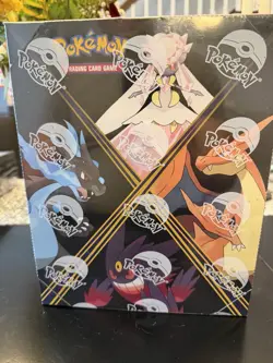 Pokemon Mega Evolutions Phantasmal Flames Mini Portfolio Qty 12 Display Case - Image 1