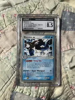 Pokemon EX - #104/112 Blastoise ex - ENG - CGC 8.5 - Image 1