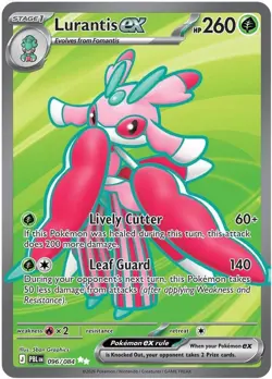 Pokemon TCG Pitch Black Lurantis EX 096/084 Ultra Rare - Image 1
