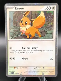 EEVEE SVP200 Pokemon SV Scarlet & Violet Promo Cosmos Holo Eng Basic HP 60 - Image 2