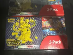 Pokemon Surging Sparks ETB and Booster Bundle Costco - 2-Pack sealed - Image 1