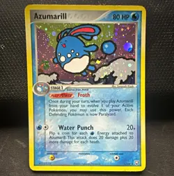 Pokemon TCG Team Rocket Returns Azumarill 1/109 Holo Rare Eng 2004 80HP - Image 1