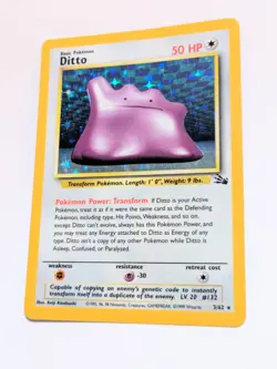 Holo Rare ✨ Ditto - 3/62 👾 Pokemon TCG - Fossil **Lightly Played** - Image 1
