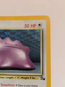 Holo Rare ✨ Ditto - 3/62 👾 Pokemon TCG - Fossil **Lightly Played** - Image 5