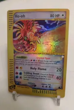 **Custom-made** Highest Quality,Crystal ho-Oh Skyridge "Display-card" - Image 2