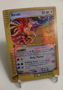 **Custom-made** Highest Quality,Crystal ho-Oh Skyridge "Display-card" - Image 3