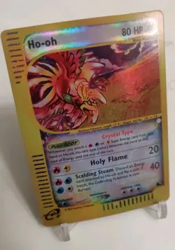 **Custom-made** Highest Quality,Crystal ho-Oh Skyridge "Display-card" - Image 5