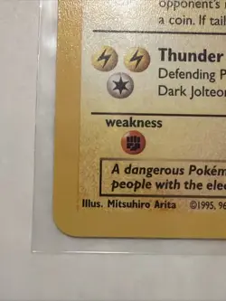 Dark Jolteon 38/82 Team Rocket NM Pokemon Fast Shipping - Image 5
