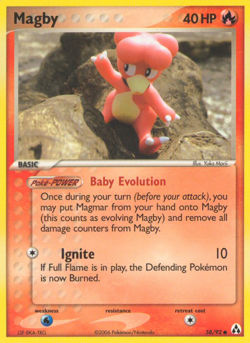 MAGBY 58/92 COMMON LEGEND MAKER LP POKEMON - Image 3