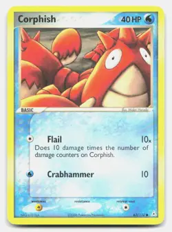 Corphish 63/110 Common Holon Phantoms Pokemon LP - Image 1
