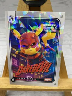 Pikachu as Cosplay Daredevil Heroes & Villains Non- Pokemon Fan Art Cracked Ice - Image 2