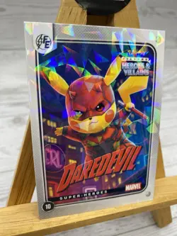 Pikachu as Cosplay Daredevil Heroes & Villains Non- Pokemon Fan Art Cracked Ice - Image 3