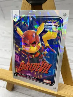 Pikachu as Cosplay Daredevil Heroes & Villains Non- Pokemon Fan Art Cracked Ice - Image 4