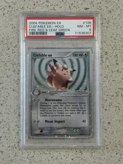 PSA 8 - Clefable Ex #106 - 2004 POKEMON EX FIRE RED & LEAF GREEN - Image 1