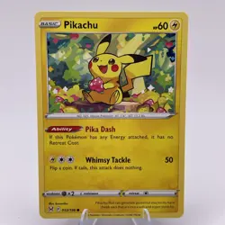 Pikachu 052/196 Lost Origin English Pokemon Card TCG - Image 1