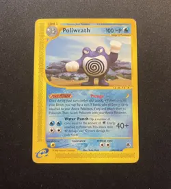 Poliwrath 60/165 Rare Non-Holo Expedition Base Set E-Reader Pokemon TCG 2002 - Image 1