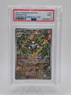 PSA 9 Magneton - 159 (Pokemon Center Exclusive) 159 Sv: Scarlet & Violet Promo - Image 1