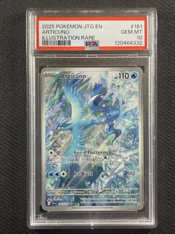 Pokemon Cards PSA 10 Gem Mt Articuno Illustration Rare Journey Together 161/159 - Image 1