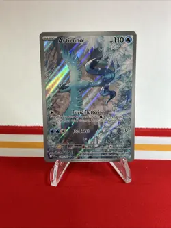 TCG Pokemon English Illustration Rare Articuno 161/159 Sv09: Journey Together - Image 1
