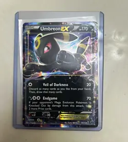 Pokemon TCG Umbreon EX 55/124 Fates Collide Ultra Rare Holo EN - Image 1