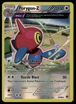 Porygon-Z 67/98 Rare Ancient Origins Pokemon Reverse Holo Near Mint - Image 1