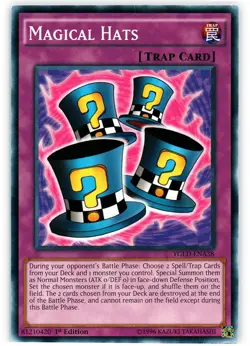 Magical Hats - YGLD-ENA38 - Common - 1st Edition x3 - Near Mint - Image 1