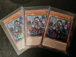3x Diabellstar the Black Witch Ultra Rare Playset YuGiOh! TCG NM - Image 1