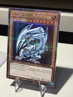 BLUE-EYES WHITE DRAGON QUARTER CENTURY SECRET RARE 1ST EDITION MP24-EN001 YUGIOH - Image 4