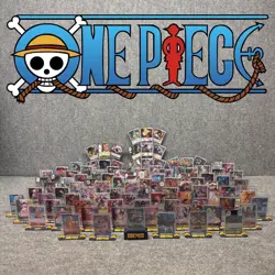 100 One Piece Card Lot Reseller Bundle Super Rare Leader Display Stands Whatnot - Image 2
