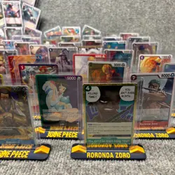 100 One Piece Card Lot Reseller Bundle Super Rare Leader Display Stands Whatnot - Image 5
