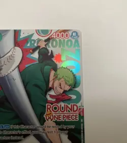 One Piece x Round 1 Zoro Promo Card PRB02-006 (English) - Image 3