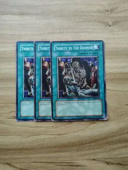 Yu-Gi-Oh! - Tribute To The Doomed - 3X - Full Playset Of Common Cards - Image 1