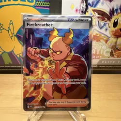 Firebreather 119/094 PFL Illustration Rare Pokemon Card (FAST SHIPPING) - Image 1
