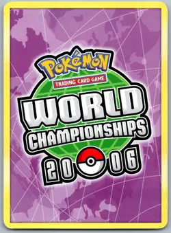 Pokemon TV REPORTER Card (POP SERIES 2) Set 11/17 2006 World Championship LP - Image 2