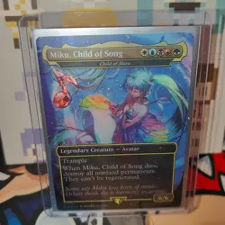 Miku, Child of Song - English, Foil, NM - Secret Lair x Hatsune Miku MTG - Image 1