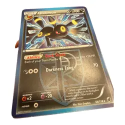 Pokemon Umbreon TCG Team Plasma Freeze Card 64/116 Regular Exclusive non holo - Image 2