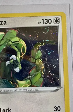 Rayquaza SWSH029 Sword Shield Cosmos Holo Black Star Promo Pokemon Card NM Swirl - Image 4