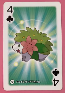 Shaymin pokemon Playing Poker Card pokeball Nintendo Japanese Very Rare - Image 1