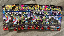 LOT OF 10 Pokemon Pitch Black Booster Pack Random Art NEW SEALED 100 Total Cards - Image 1