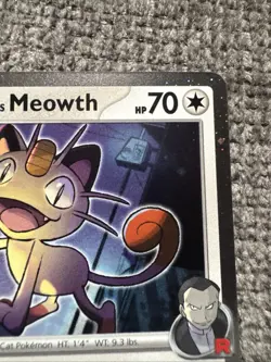 Team Rocket’s Meowth FART SWIRL 🌀 Cosmos Holo 149/182 NM Near mint Pokemon Card - Image 3