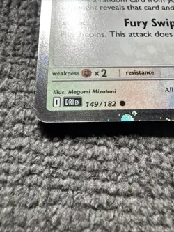 Team Rocket’s Meowth FART SWIRL 🌀 Cosmos Holo 149/182 NM Near mint Pokemon Card - Image 5