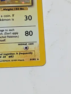 Magneton 9/102 Holo Rare Base Set Unlimited Pokemon Card TCG - Image 2