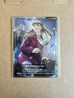 Gundam Card Game Relena EX Resource EXRP-001 FOIL Promotional Card Sealed - Image 1